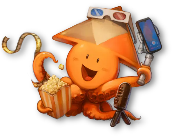 Sepia, the PeerTube mascot
